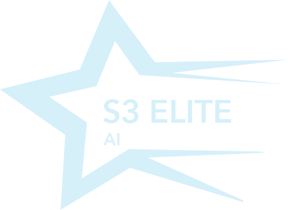 S3 Elite AI logo — a shooting star streaking around the company name